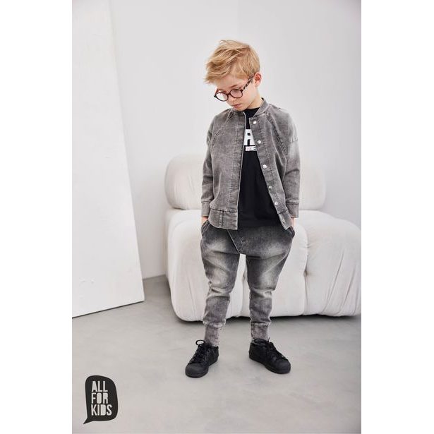 Baggy na kluka tmavě šedé