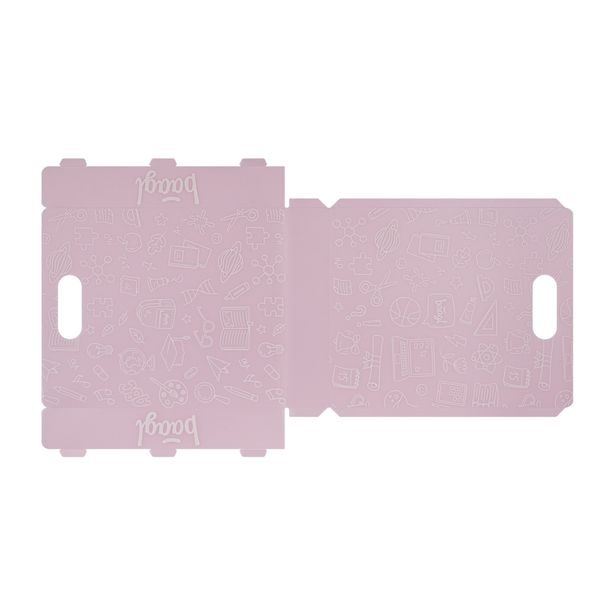 BAAGL Plastové desky na školní sešity School růžové