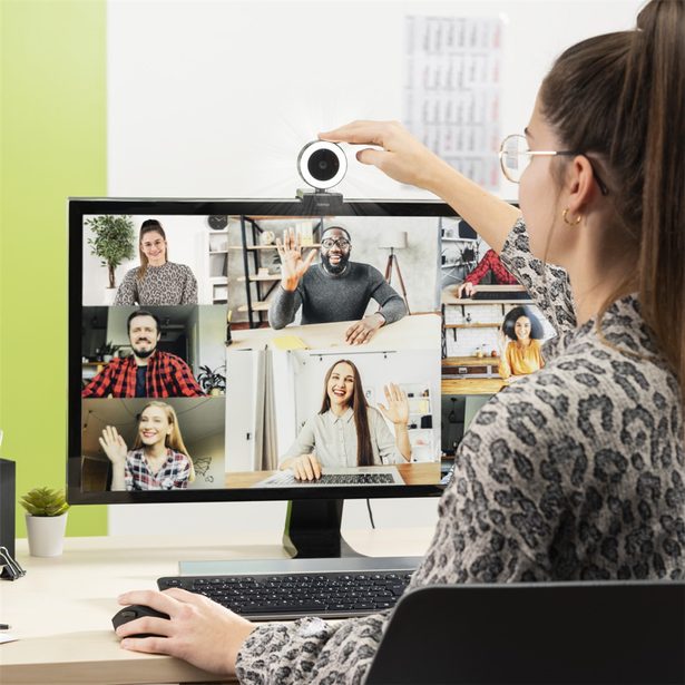 Hama PC webkamera s kruhovým světlem X850 Pro, QHD, autofocus, dálkový ovladač