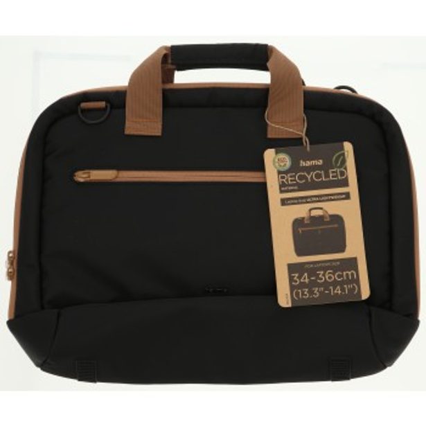 Hama Ultra Lightweight, brašna na notebook, pro 34-36 cm (13,3"-14,1"), recyklovaný polyester, černá