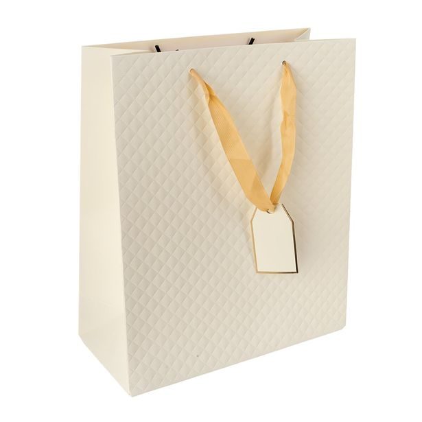 Dárková taška quilt 26x12x32 cm