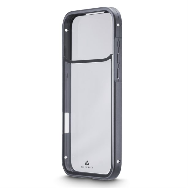 Black Rock 360° Glass, kryt pro Apple iPhone 17 Pro Max, skleněný, předn +zadní díl, průhledný/černý