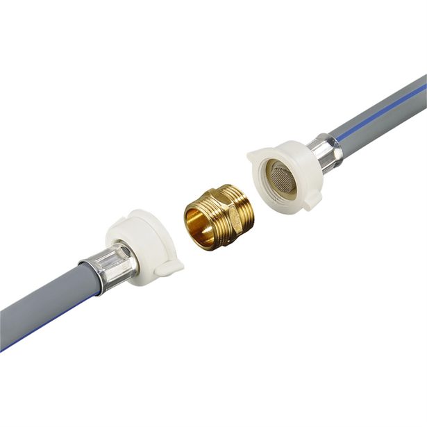 Xavax spojka přívodních hadic 3/4", mosazná, balená v krabičce