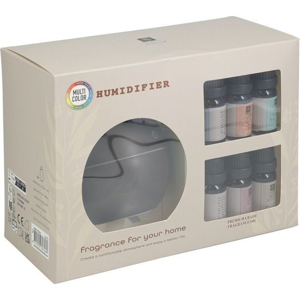 HOMESTYLING Zvlhčovač vzduchu s aroma terapií USB LED KO-MC5557350