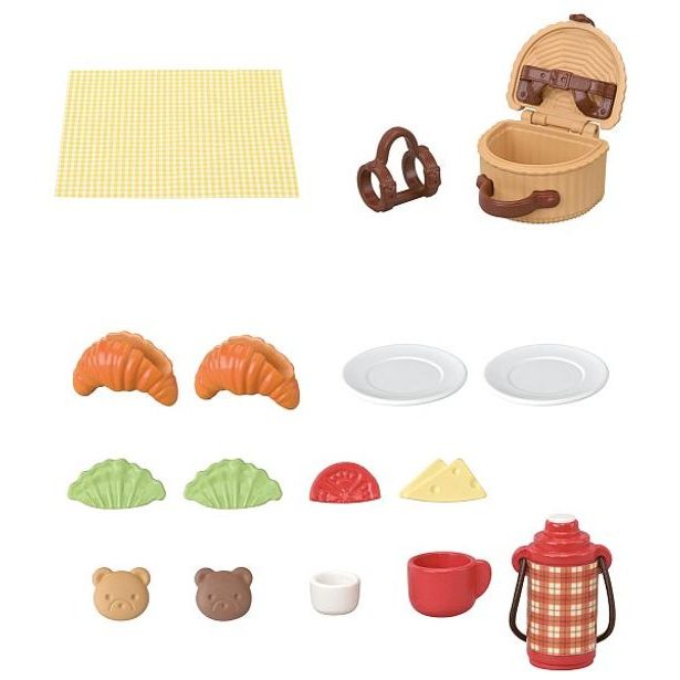 Sylvanian family Sušenkoví medvídci sestra a bratr na pikniku