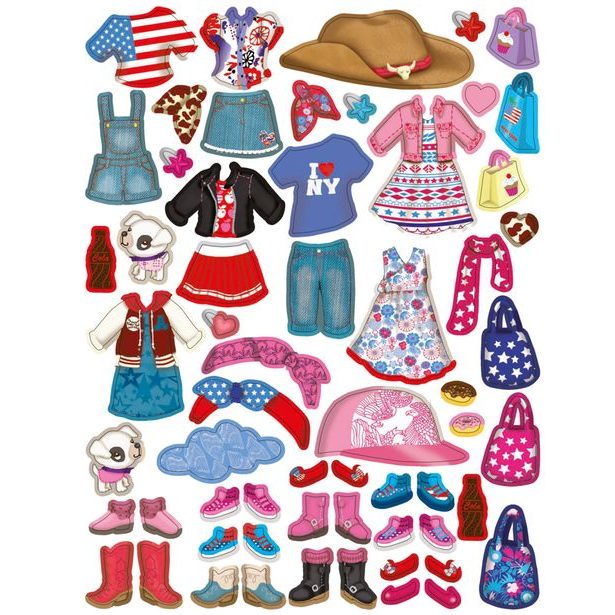 Šaty pre AMY ─ Kniha samolepiek Baagl