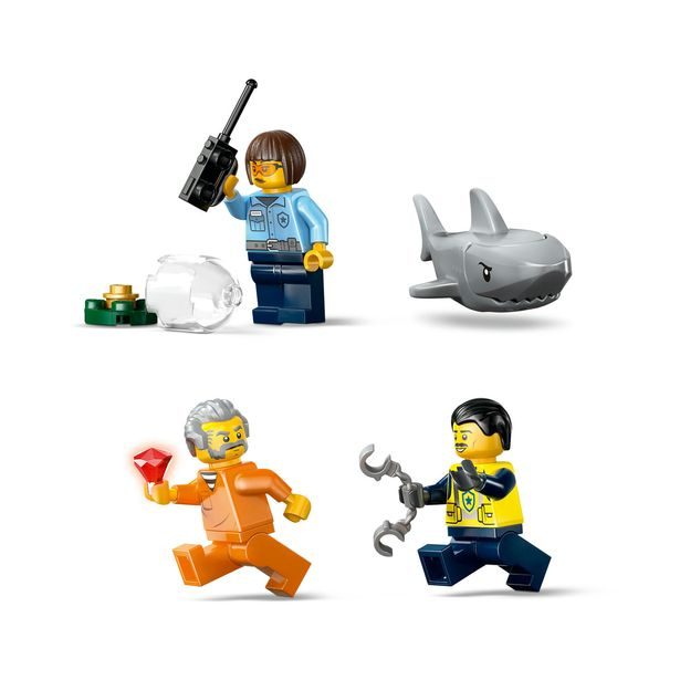 Honička v policejní lodi