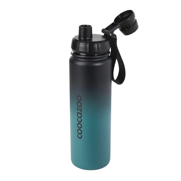 Izolovaná láhev na pití z nerezové oceli coocazoo 0,7 l, Gradient Teal
