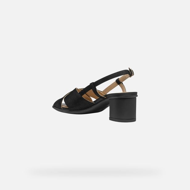 Černé dámské sandály Geox Aurely 50