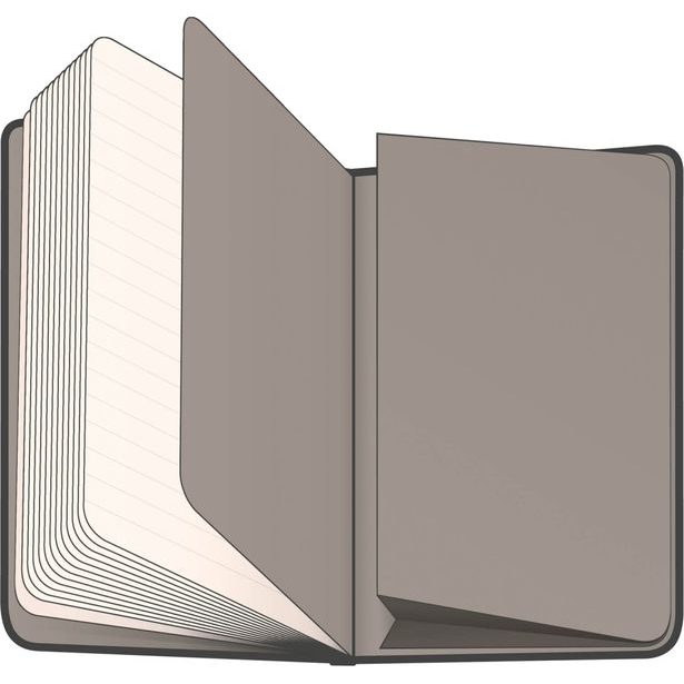 Notes Zvěrokruh Býk, linkovaný, 13 × 21 cm Baagl