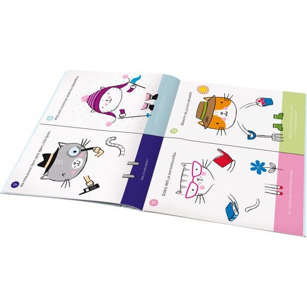 Šaty pre MAČKU MICKU ─ Kniha samolepiek