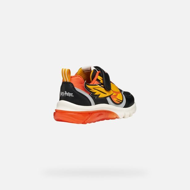 Černé chlapecké tenisky Geox Ciberdron Harry Potter