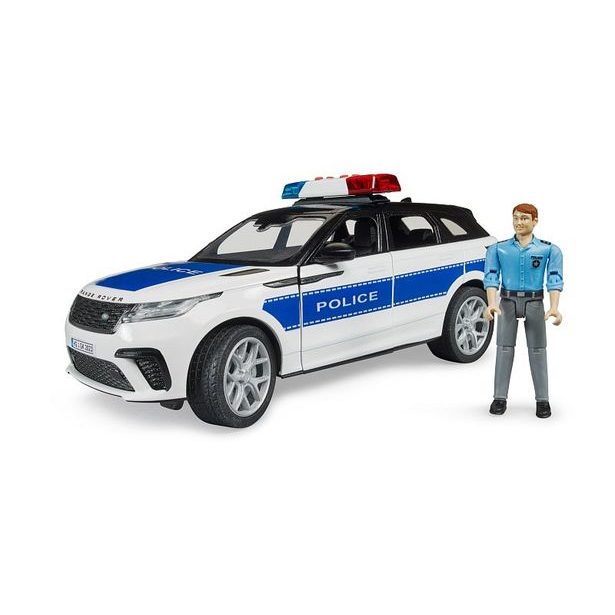 BRUDER Záchranná auta - Range Rover Velar Policie s policistou