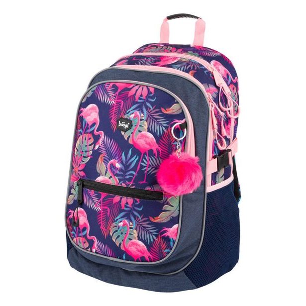 BAAGL Školní batoh Flamingo Baagl