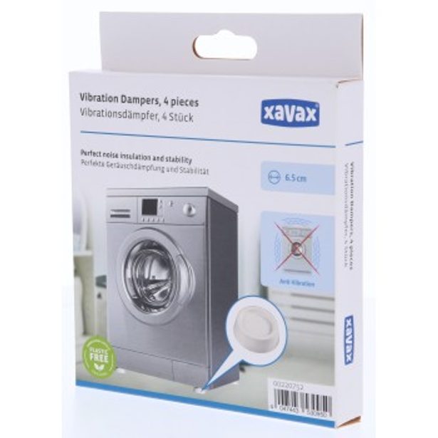 Xavax tlumiče otřesů/vibrací pro pračky, sušičky, myčky nádobí, 4 ks