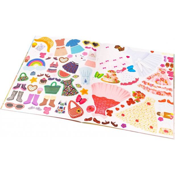 Šaty pro TEREZKU - kniha samolepek Baagl