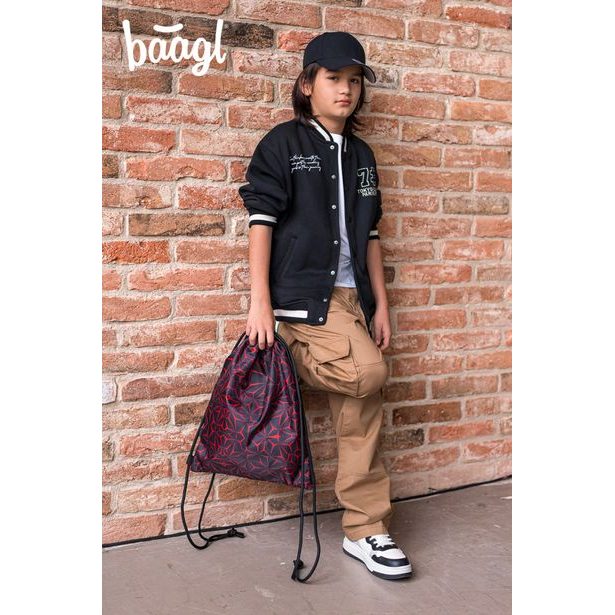 BAAGL Sáček Red Polygon