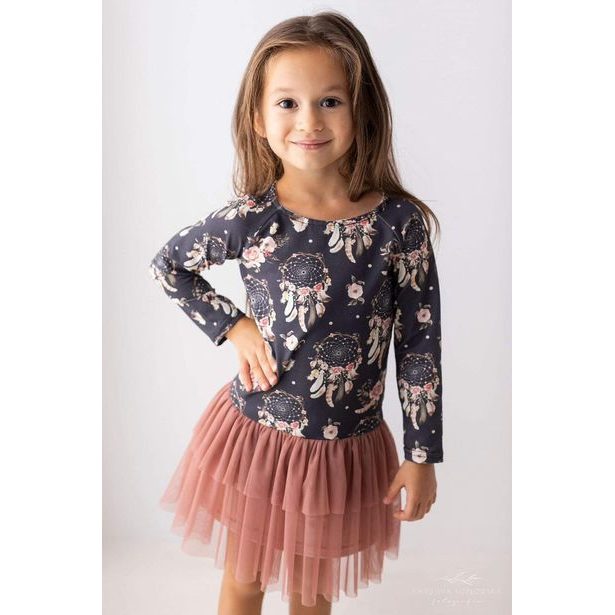 Šaty s tylem Lily Grey - lapač snů