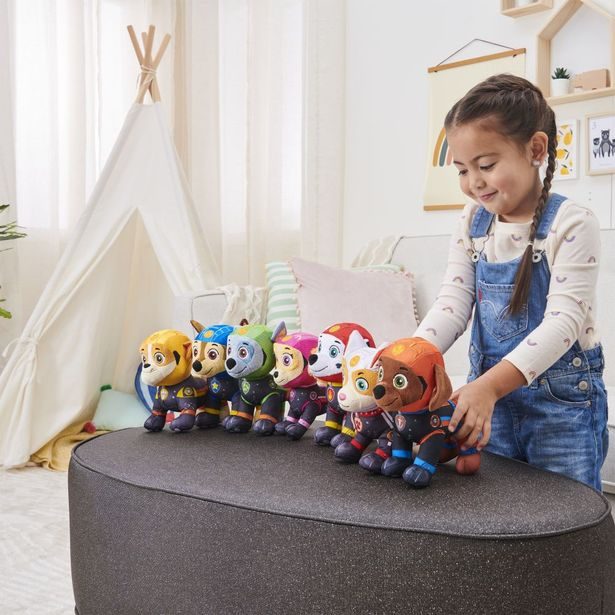 PAW PATROL MOTOTLAPKY PLYŠ