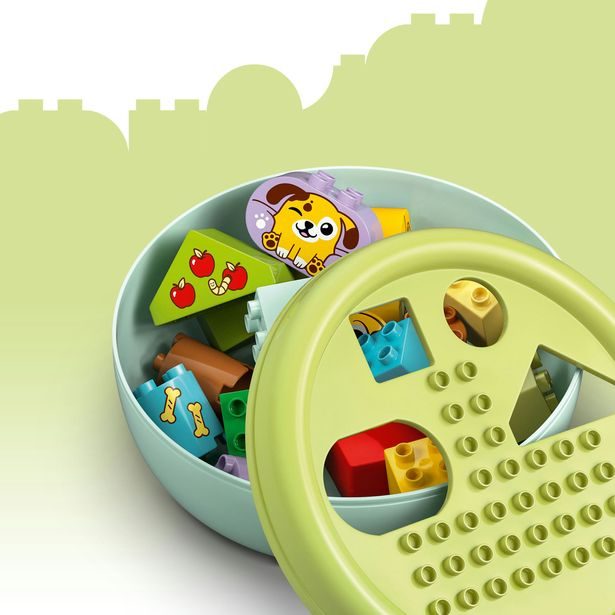 Třídění tvarů: Domeček pro štěňátka