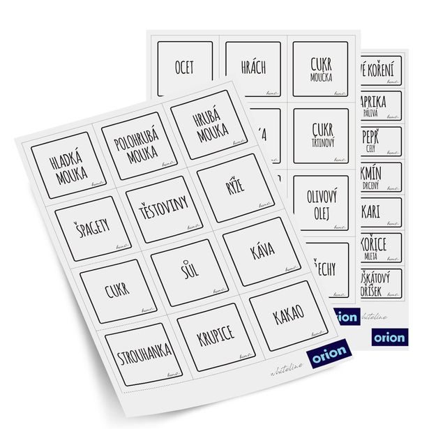 Samolepky na dózy WHITELINE