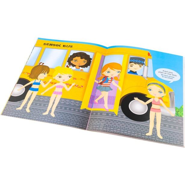 Šaty pro AMY - kniha samolepek Baagl