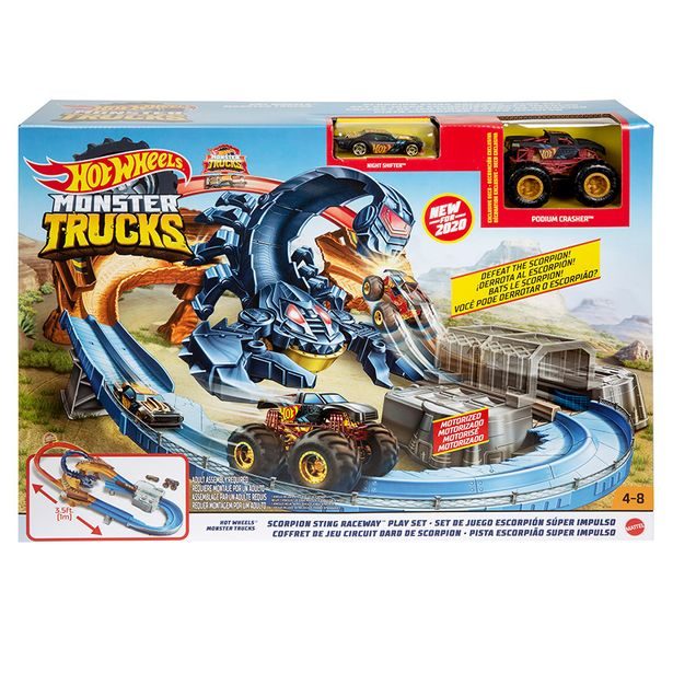 HW MONSTER TRUCKS ŠKORPION HERNÍ SET