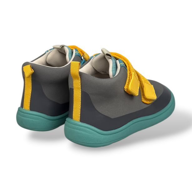 Protetika LENY grey – Dětské BAREFOOT celoroční boty s membránou