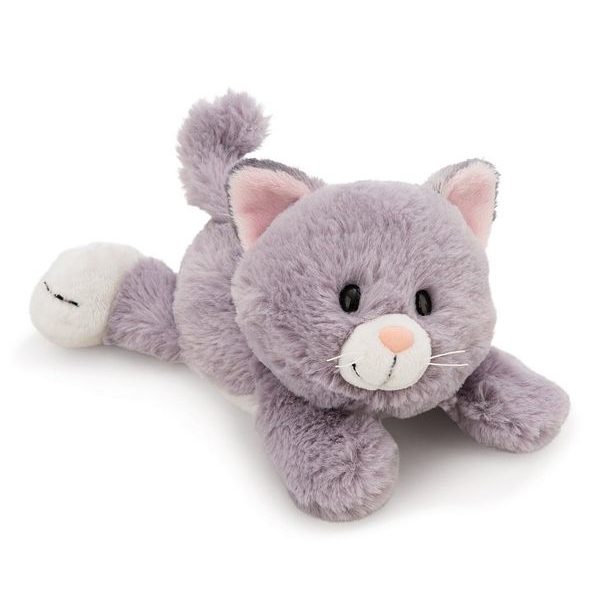 NICI NICI plyš Kočka šedá 20cm, ležící GREEN