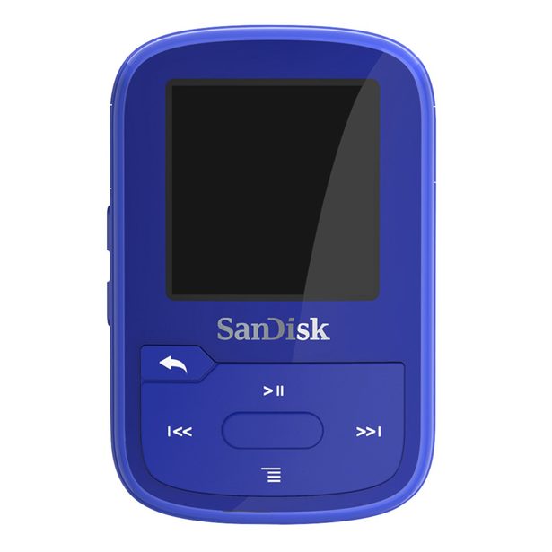 SanDisk Clip Sport Plus 32 GB modrá