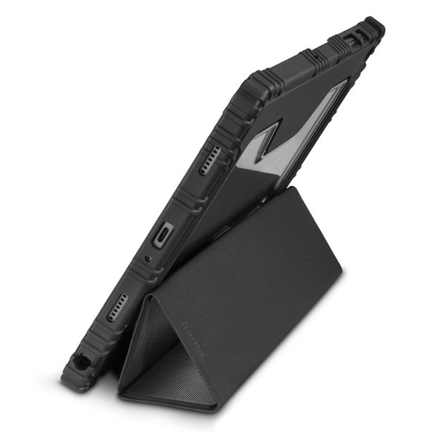 Hama Protection, pouzdro pro Samsung Galaxy Tab A11+/A9+ 11", nárazu odolné, černé/průhledné
