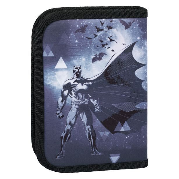 BAAGL Školní penál klasik dvě chlopně Batman Storm Baagl