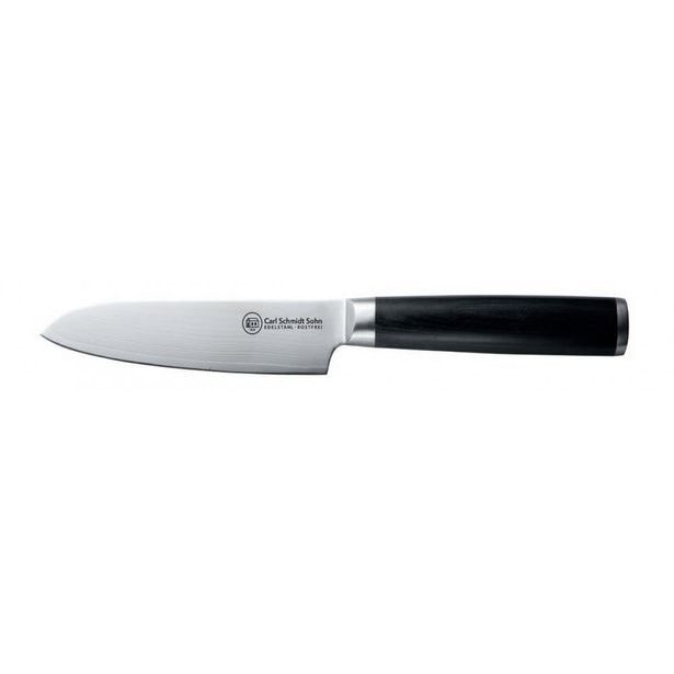 CS SOLINGEN Nůž santoku damascénská nerezová ocel 12,5 cm KONSTANZ CS-071318