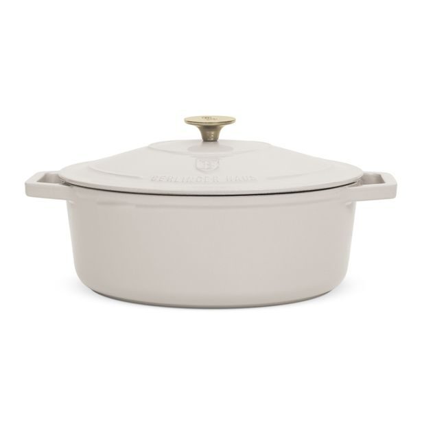 BERLINGERHAUS Pekáč litinový s poklicí 32 cm Sahara Collection BH-8967