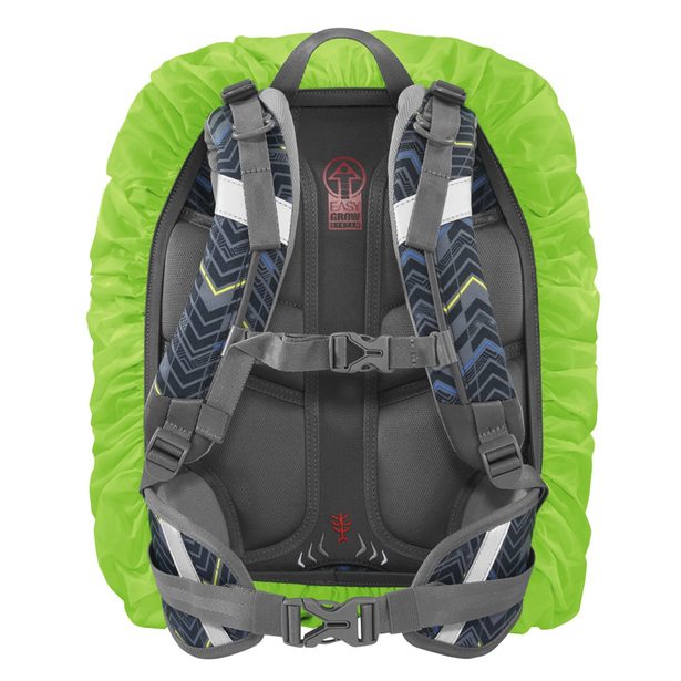 Pláštěnka pro školní aktovku nebo batoh, zelená