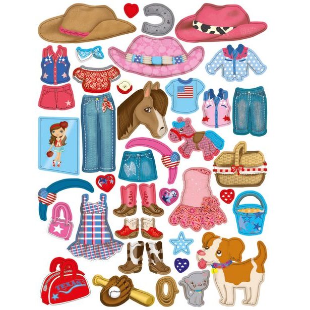 Šaty pre AMY ─ Kniha samolepiek Baagl