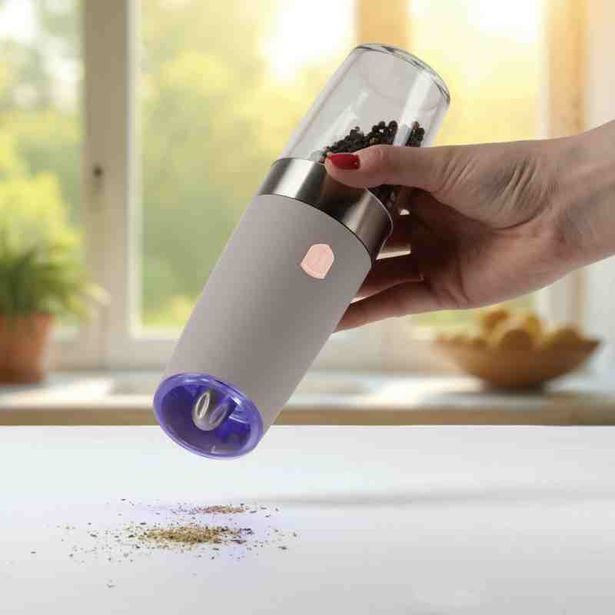 BERLINGERHAUS Mlýnek na pepř a sůl s gravitačním mechanismem sada 2 ks Taupe Collection BH-9548