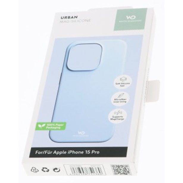 White Diamonds Mag Urban Case, kryt pro Apple iPhone 15 Pro, magnetický, světle modrý