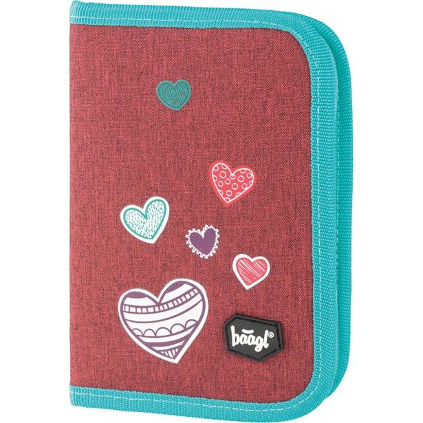 Školní penál klasik Srdce Baagl