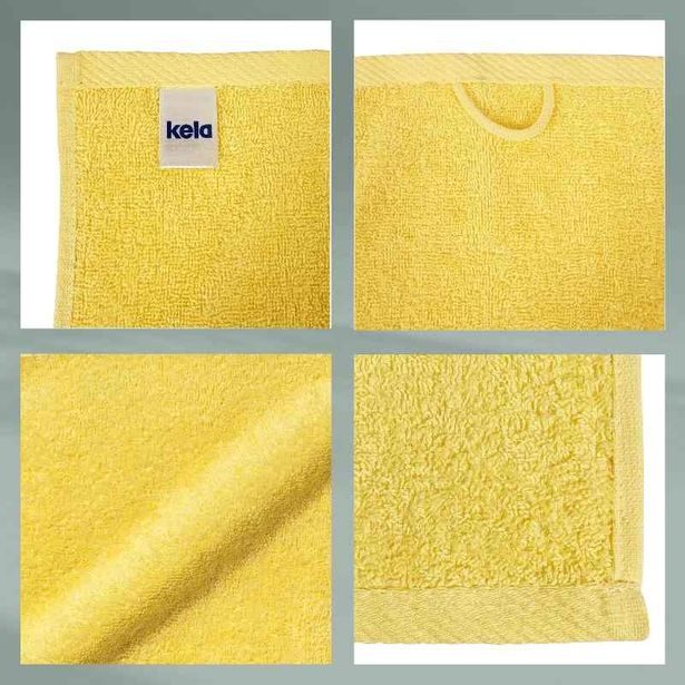 KELA Osuška LADESSA 100% bavlna žlutá 70x140 cm KL-23143