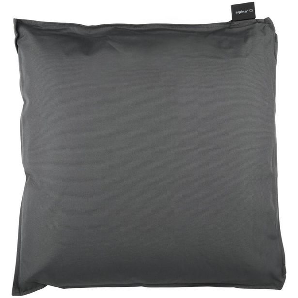 ALPINA Elektrický vyhřívaný polštář USB 40 x 40 x 14 cm tmavě šedá ED-244057