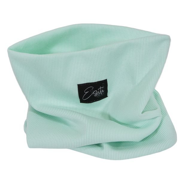 ESITO Dvojitý žebrovaný nákrčník Color Mint - mintová / 44