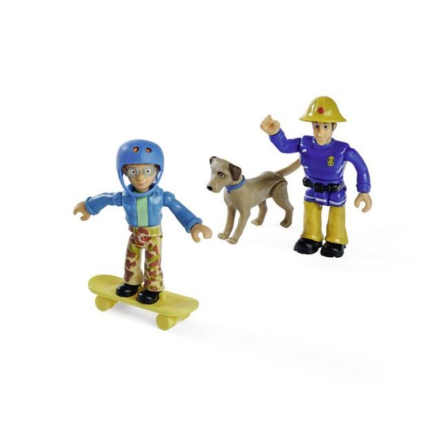 Požárník Sam 2 Figurky a zvířátko, 4 druhy