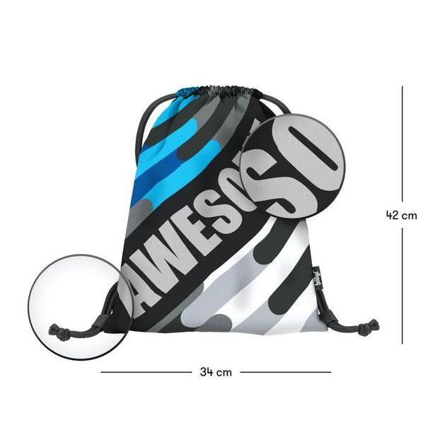 BAAGL Sáček na obuv Awesome - PRUHY Baagl