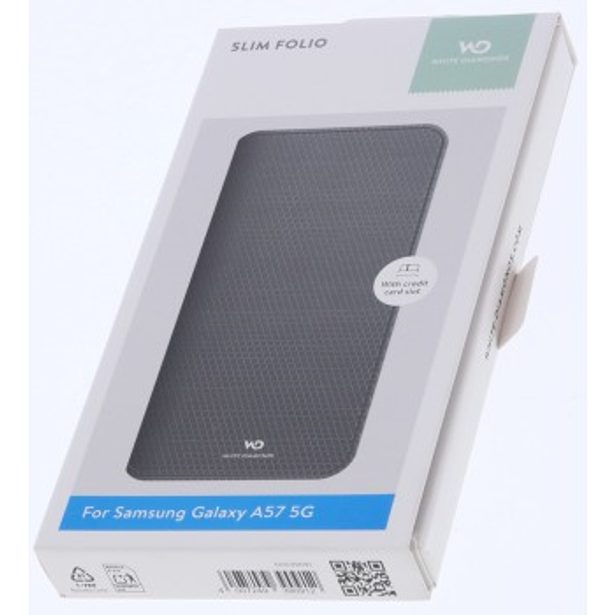 White Diamonds Slim Folio, pouzdro-knížka pro Samsung Galaxy A57 5G, černé