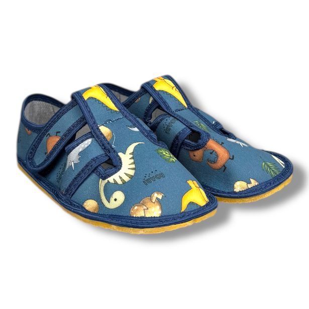 Raweks ZUZIA Z29 – dětské barefoot přezůvky - Dinosauři