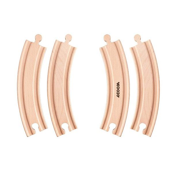 Příslušenství k dráze "Kulaté koleje dlouhé", 4ks