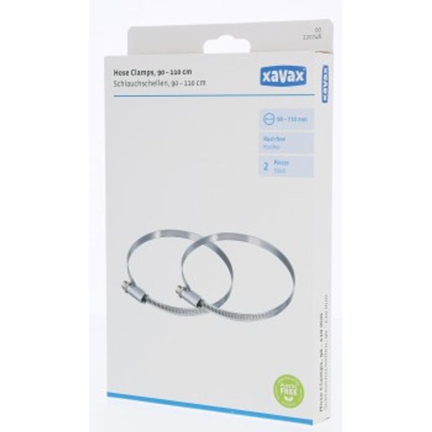 Xavax hadicová sponka/objímka. průměr 90-110 mm, nerezová, 2 ks v balení (cena za balení)