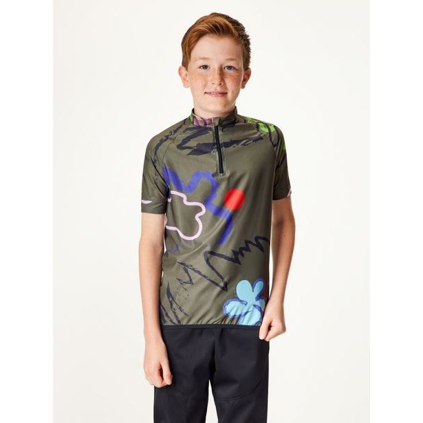 Unuo, Dětský funkční cyklodres, Khaki, Fantazie