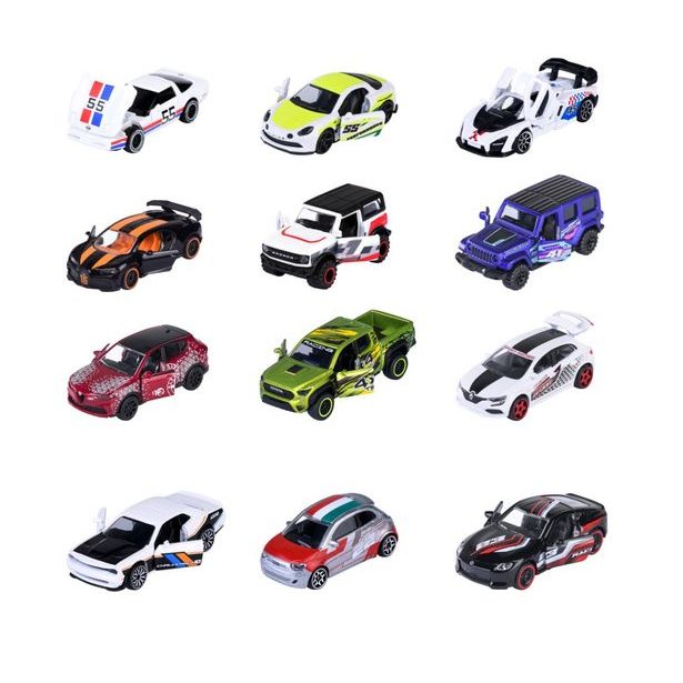 Autíčko kovové Racing, 12 druhů